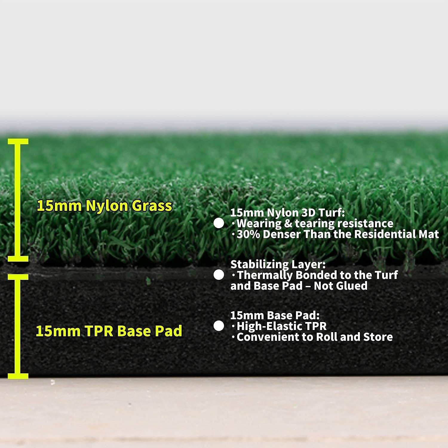 Golf Practice Net, 10X7 Feet Golf Nets for Backyard Driving, Heavy Duty Golf Net – Home Golf Swing Training - Indoor Outdoor Use - Golf Simulator for Any Golfer